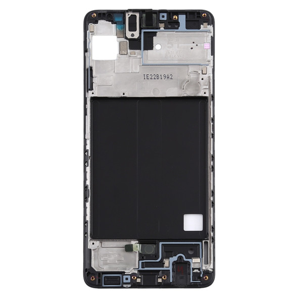Front Housing LCD Frame Bezel Plate for Samsung Galaxy A51 (Black)