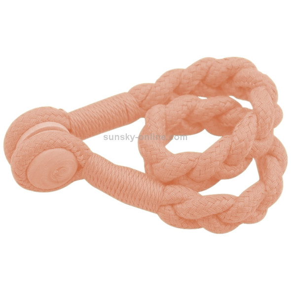 1 Pair Magnetic Buckle Twist Tie For Curtains(Pink)