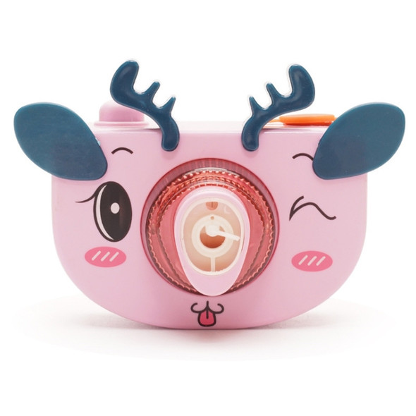 Children Cute Pet Automatic Camera Bubble Machine Electric Toy(Deer)