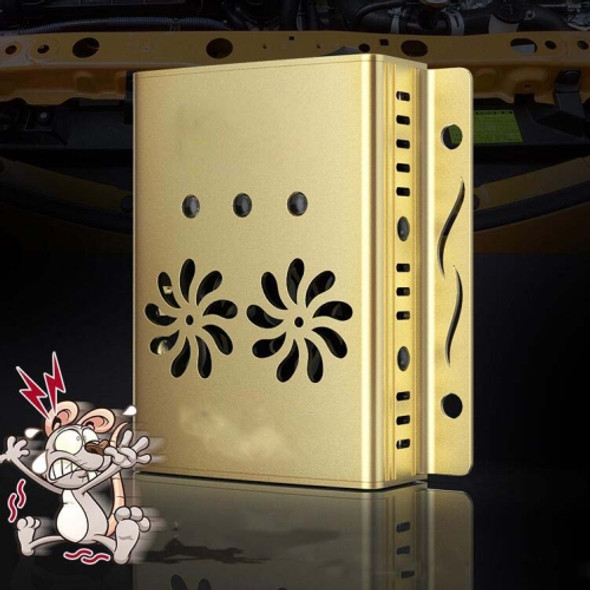 Multifunctional Ultrasonic Rodent Control Device for Automobile(Gold)
