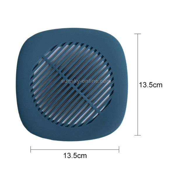 Square Sink Filter Bathroom Anti-hair Toilet Floor Drain Cover Home Kitchen Sewer Pool Filter(Dark Blue)