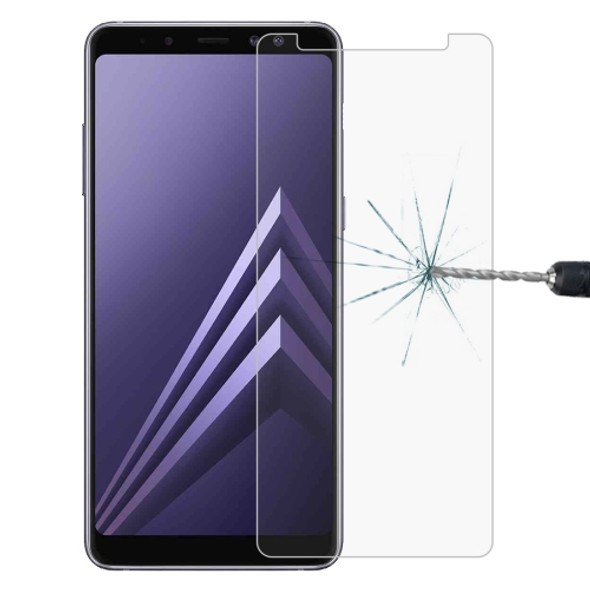 For Galaxy A8 (2018) 0.26mm 9H Surface Hardness 2.5D Curved Edge Tempered Glass Screen Protector