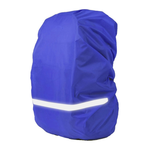 Reflective Light Waterproof Dustproof Backpack Rain Cover Portable Ultralight Shoulder Bag Protect Cover, Size:M(Blue)