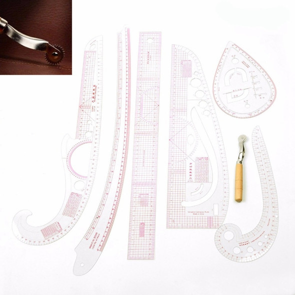 7 PCS / Set Sewing Curve Metric Ruler Measuring Tailor Clothing Tool Ruler Set