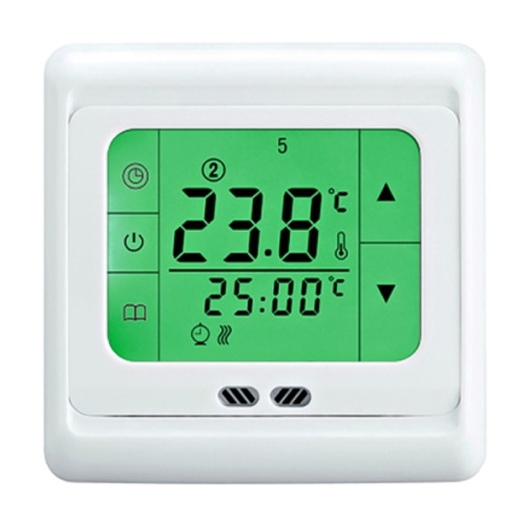 LYK-109 Thermoregulator Touch Screen Heating Thermostat for Warm Floor/Electric Heating System Temperature Controller(Green)