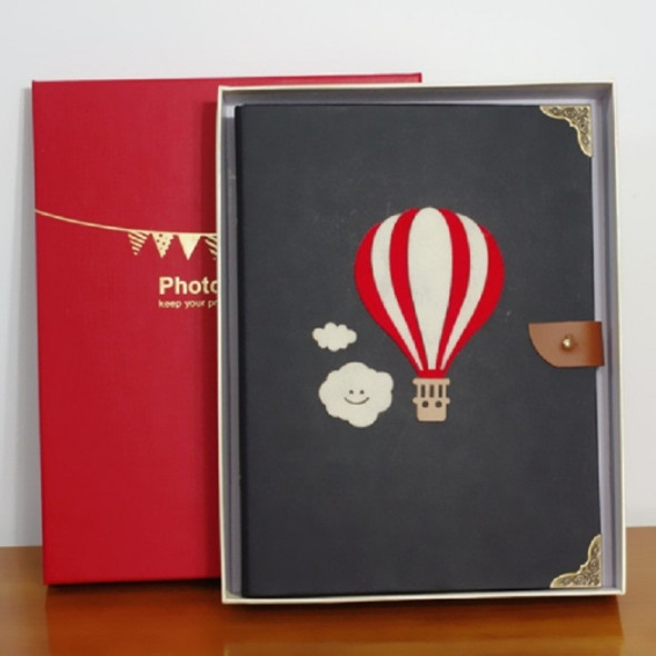 Hand-decorated Pasted Photo Album, Size:S(Hot Air Balloon)