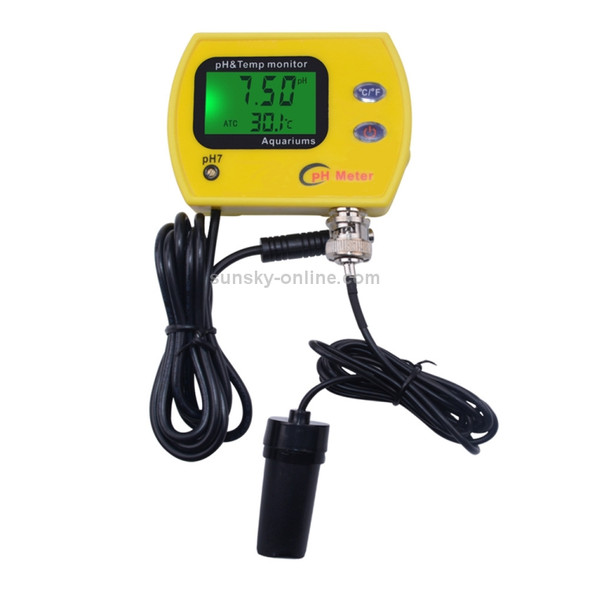 pH Meter with backlight pH-991 tester Durable Acidimeter tool temp monitor for Aquarium swim pool water