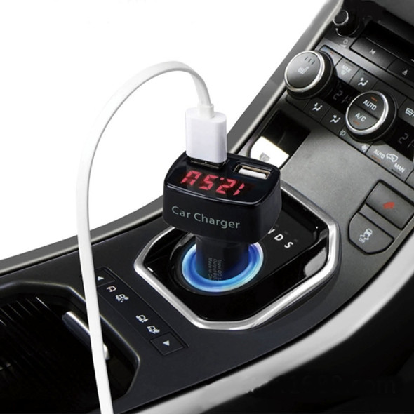 DC 12-24V Input Intelligent Matching Current Intelligent Charge 5V 3.1A Output Dual USB Ports Car Charger