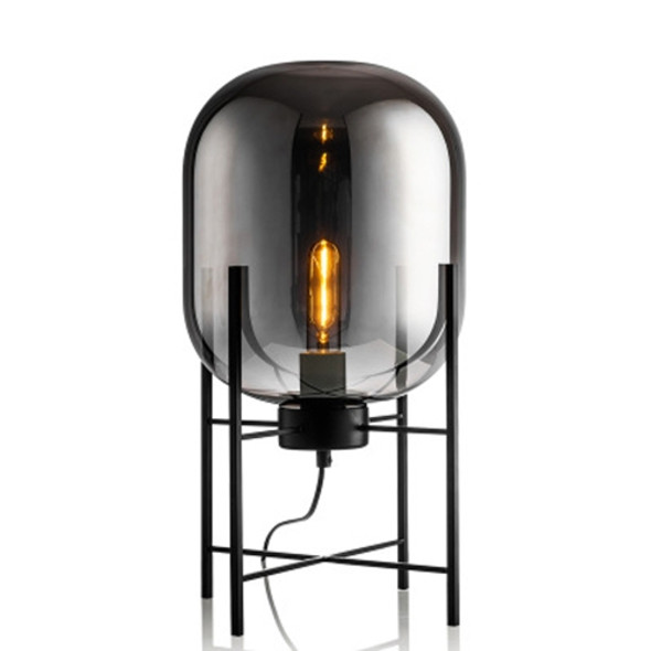 Personality Creative Glass Four-legged Floor Lamp(Smoke Gray)