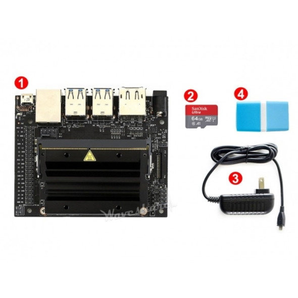 Waveshare NVIDIA Jetson Nano Developer Kit Package A, with TF Card