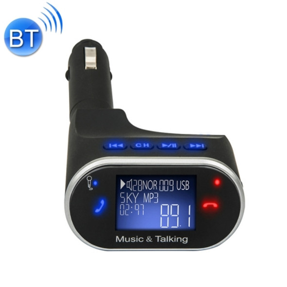 630C Chicken Leg Shape Car Stereo Radio MP3 Audio Player, Bluetooth Hands-free Car Kit FM Transmitter