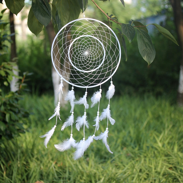 Concentric Ring Dream Catcher Decoration Pendant