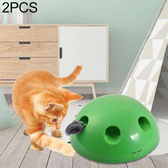 2 PCS Cat Toy Vocal Funny Cat Toy Cat Catch Mouse Electric Toy