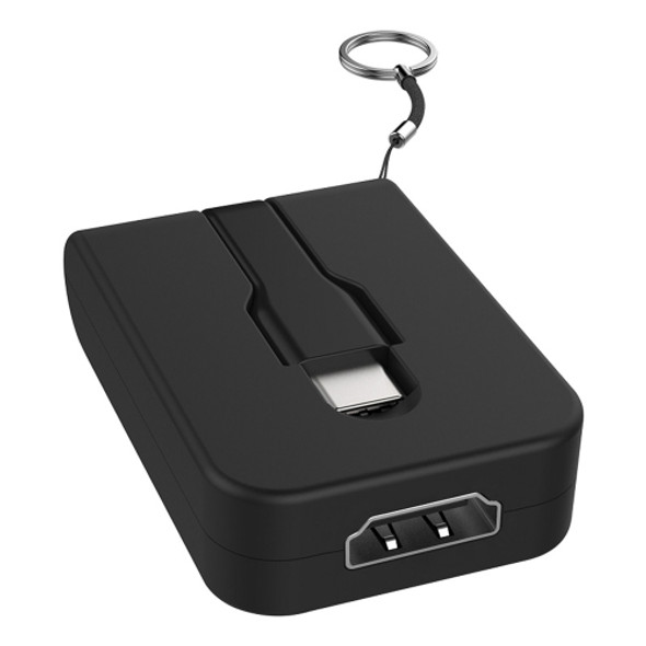 USB Type C Portable Adapter Keychain to HDMI 4K VGA 1080P Displayport Mini DP 4K 60Hz Converter for MacBook Samsung S9/S8+