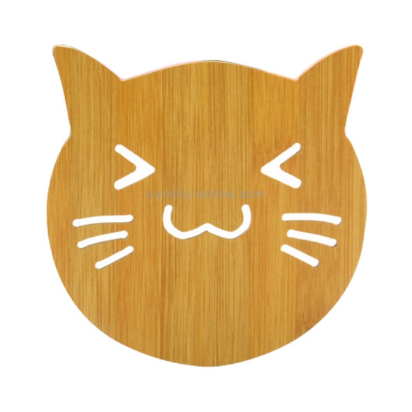 5 PCS Cute Cartoon Kitchen Table Protect Wood Cup Pad Heat Insulation Coaster Mat, Random Style Delivery