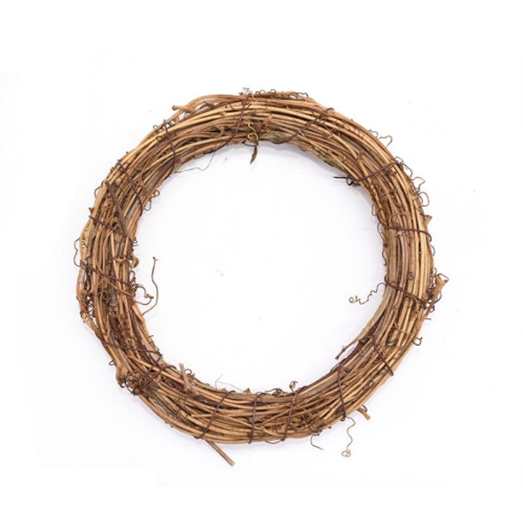 2 PCS Tree Vine Christmas Wreath DIY Rattan Garden Decoration Rattan Window Decoration, Size:15CM