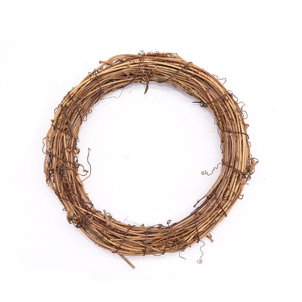 2 PCS Tree Vine Christmas Wreath DIY Rattan Garden Decoration Rattan Window Decoration, Size:15CM