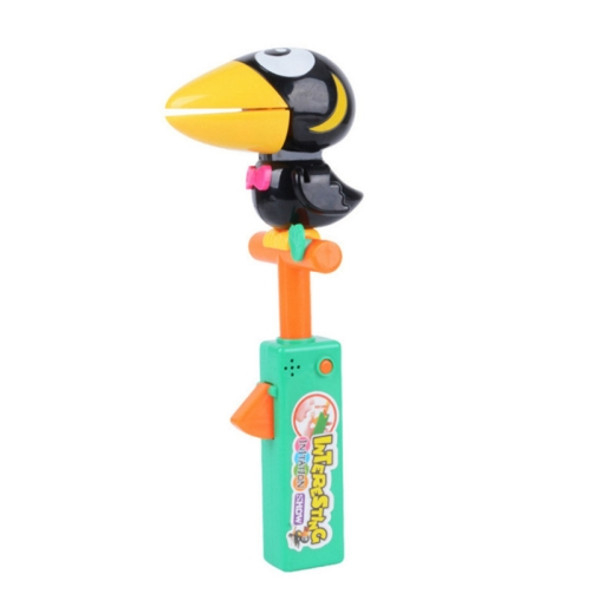 Children Doll Imitate Show Induction Sound Control Recording Toy(Green Toucan)
