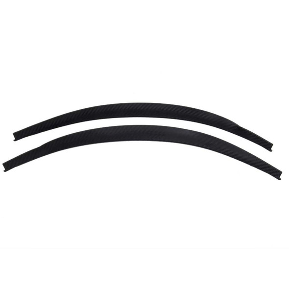 2 PCS Car Stickers Rubber Round Arc Strips Universal Fender Flares Wheel Eyebrow Decal Sticker Car-covers, Size: 45 x 2cm