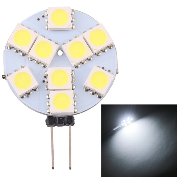 G9 9 LEDs SMD 5050 108LM 6000-6500K Stepless Dimming Energy Saving Light Pin Base Lamp Bulb, DC 12V (White Light)