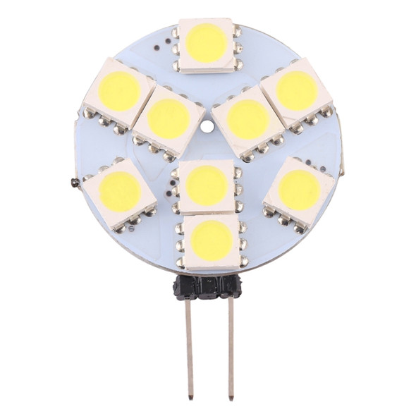 G9 9 LEDs SMD 5050 108LM 6000-6500K Stepless Dimming Energy Saving Light Pin Base Lamp Bulb, DC 12V (White Light)