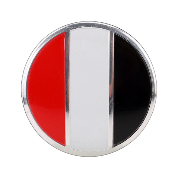 4 PCS Car-Styling Yemen Flag Pattern Wheel Hub Decorative Sticker, Diameter: 5.8cm