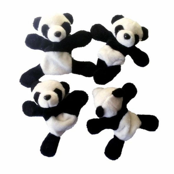 Plush Cartoon Panda Refrigerator Stick Stereo Soft Magnetic Stickers