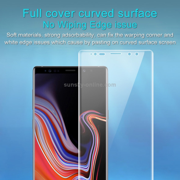 2 PCS IMAK 0.15mm Curved Full Screen Protector Hydrogel Film Front Protector for Galaxy Note 9