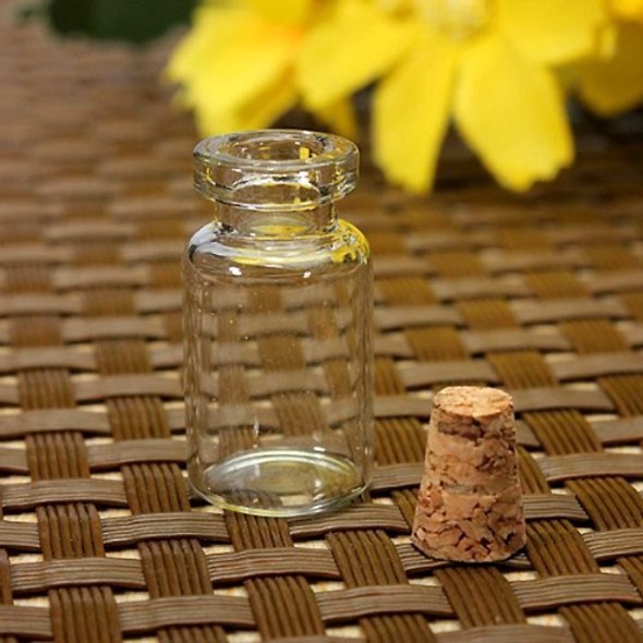 3 PCS Small Glass Bottles Creative Gifts Drifting Bottles Wishing Bottles