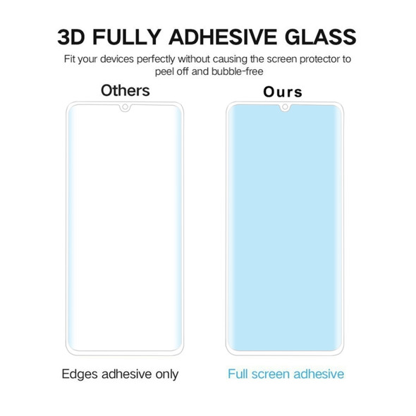 It is suitable for xiaomi CC9 Pro 3D tempered glass film with plastic curved edge and full screen