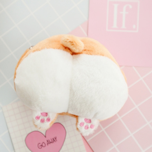 Simple Cute Corgi Buttocks Portable Little Coin Purse (Without the Chain)