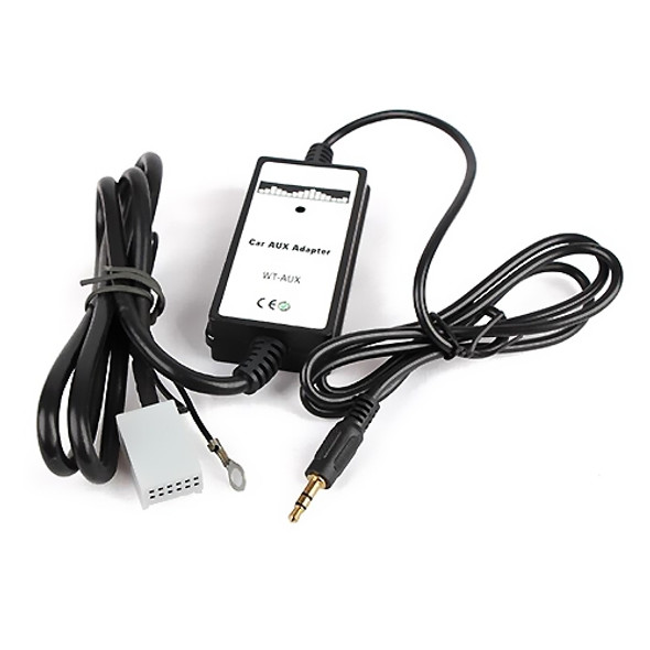 Car 12 Pins AUX Audio Wiring Harness Car MP3 Audio Digital Disc Box Original CD Modified for Volkswagen / Audi