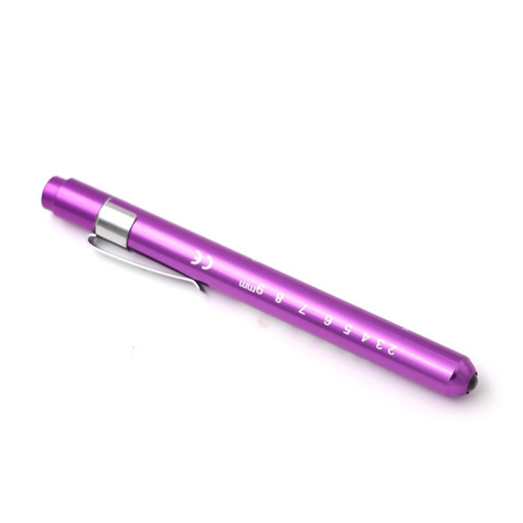 5 PCS Mini Pocket Penlight Torch Light LED Flashlight Mouth Ear Care Inspection Lamp(Purple)