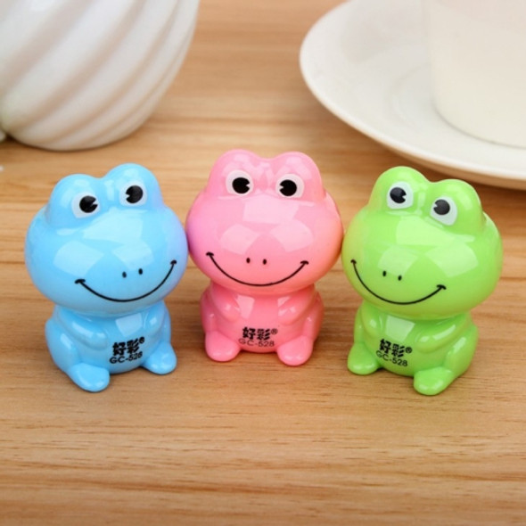 Kawaii Frog Shape Pencil Sharpener Cutter Knife Gift Student Stationery, Random Color