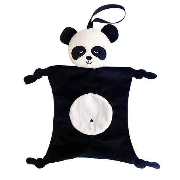 Baby Comforting Plush Toy Animal Doll Multifunctional Sleep Mouth Towel(Panda)