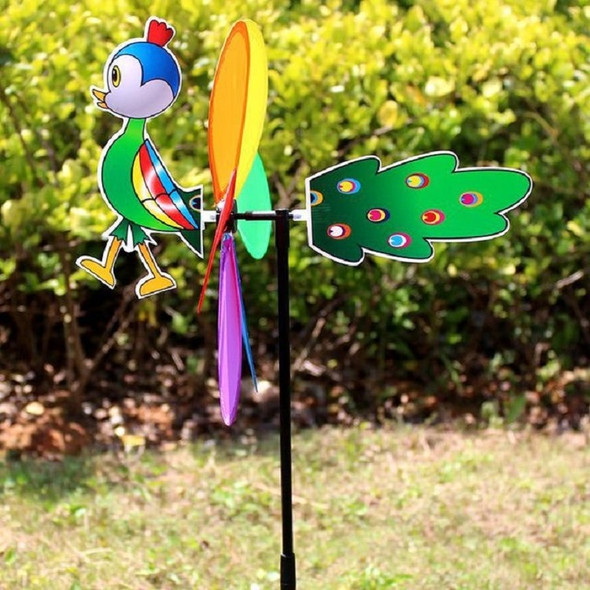 3D Cartoon Animal Cloth Windmill Children Toys Outdoor Decoration, Random Style Delivery