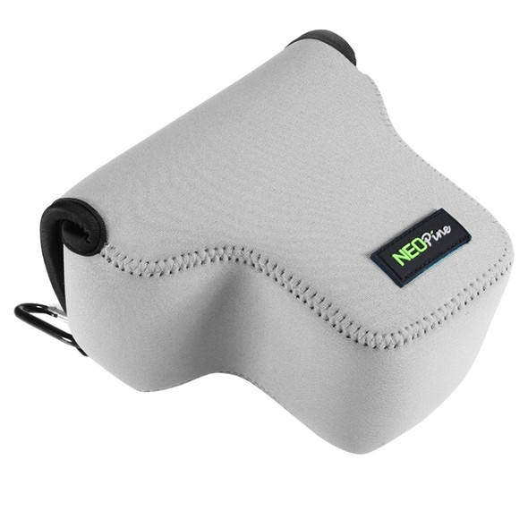 NEOpine Neoprene Shockproof Soft Case Bag with Hook for Panasonic GX8 (Light Grey)