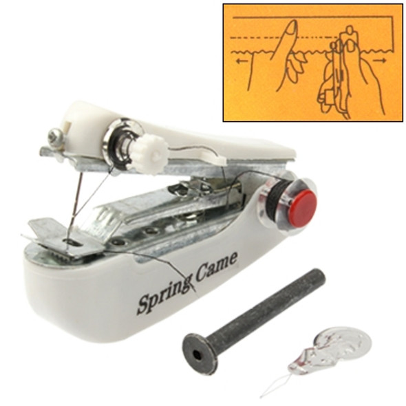 Handheld Mini Mechanical Sewing Machine, Random Color Delivery