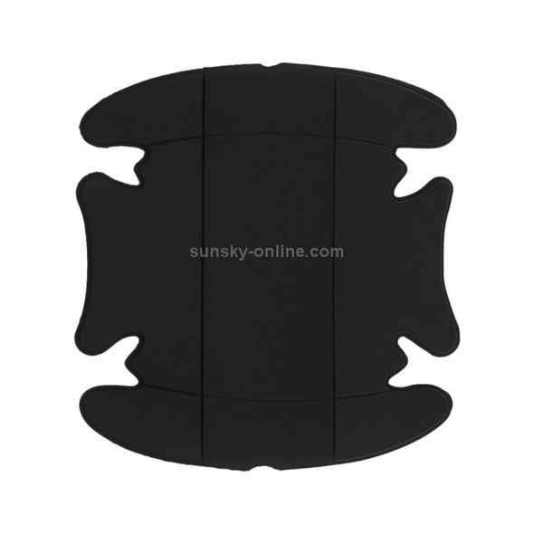 4 PCS Car-Styling Car Door Handle Scratches Resistant Sticker (Black)