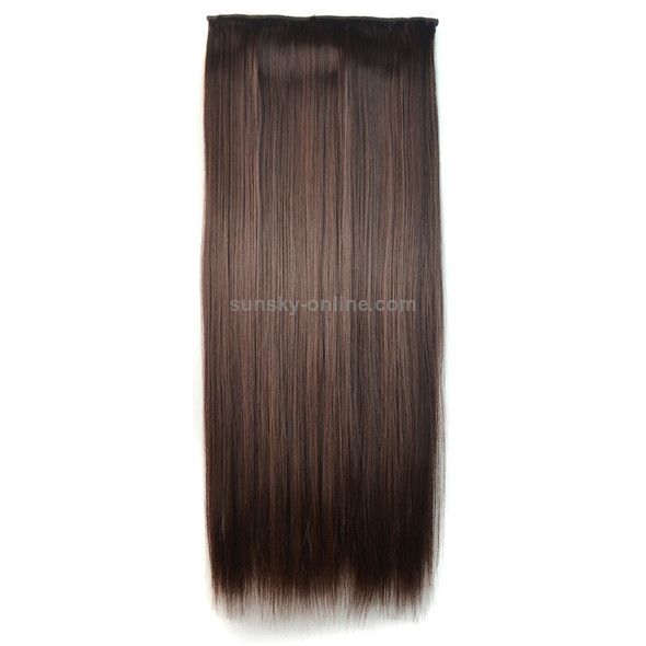 2M33# One-piece Seamless Five-clip Wig Long Straight Wig Piece