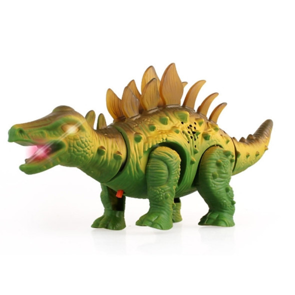 Simulation Luminous Sound Electric Universal Dinosaur Model Toy Boy Gift(Stegosaurus)