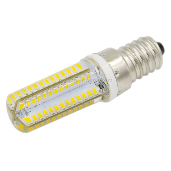 E14 5W 400LM 104 LED SMD 3014 Silicone Corn Light Bulb, AC 220V (Warm White Light)