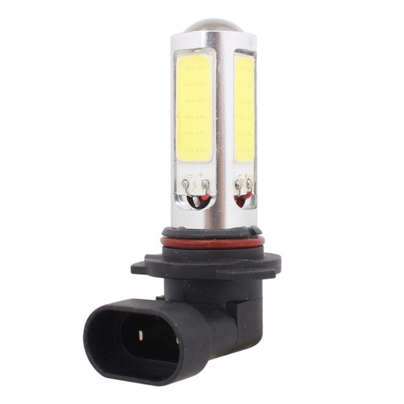 2PCS 9006 1250LM 20W + 5W 5 x COB LED White Light Car Front Fog Lamp Bulb, DC 12V