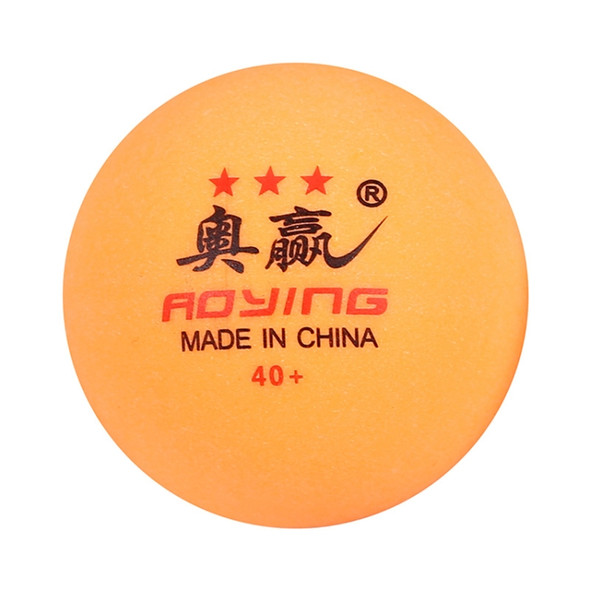 ROYING 100 PCS Professional ABS Table Tennis Training Ball, Diameter: 40mm, Specification:Orange 3Stars