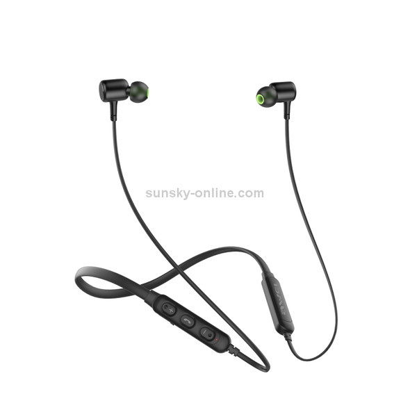 awei G30BL Neck-mounted Wireless Bluetooth Sports Stereo Earphone(Black)