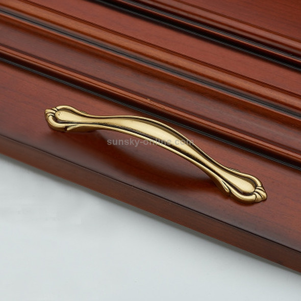 6588T-128 Pure Copper Solid Thickening Cabinet Wardrobe Handle