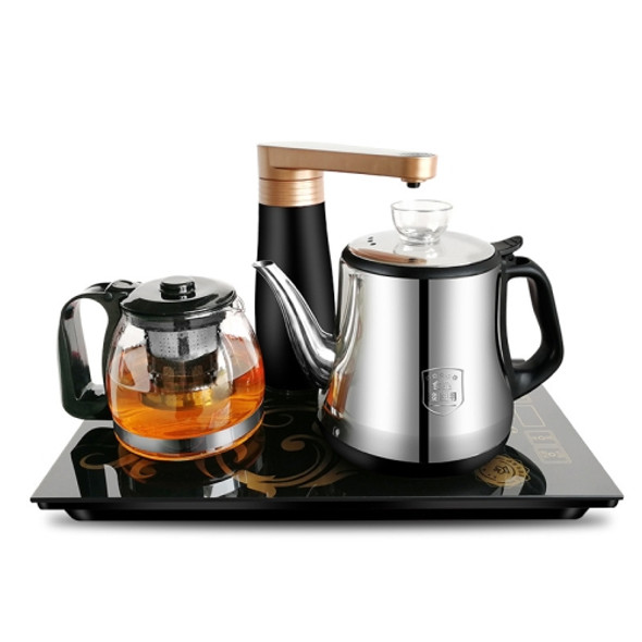 Automatic Stainless Steel Household Pumping Electric Kettle Tea Set (Stainless Steel)