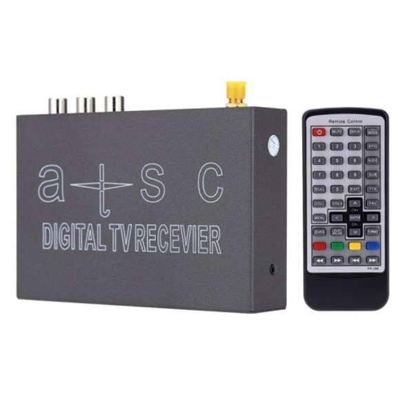 Car ATSC MPEG-4 HD H.264 Digital TV Receiver Box with Remote Control, Suitable for North America