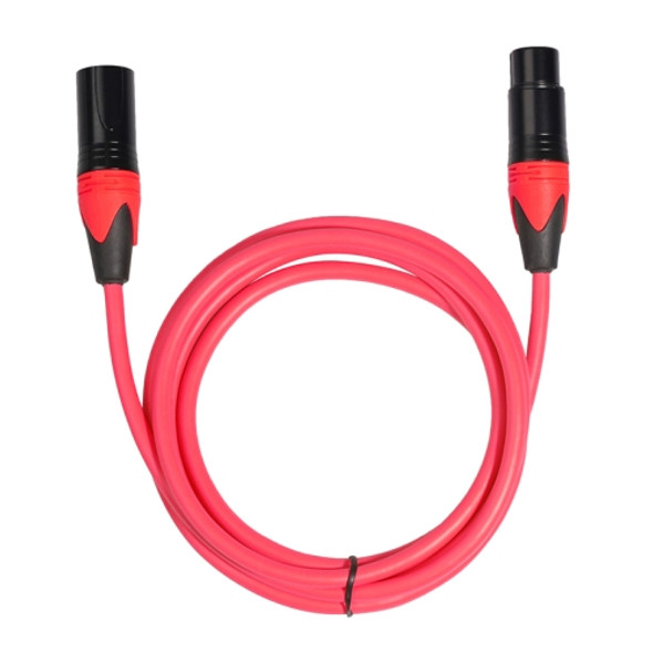 XRL Male to Female Microphone Mixer Audio Cable, Length: 5m (Red)