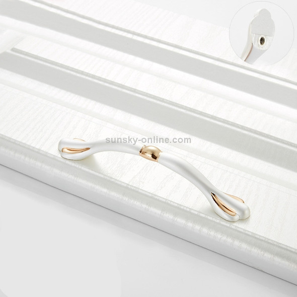 5 PCS 6555-96 Gold + Silver Drawer Cabinet Handle